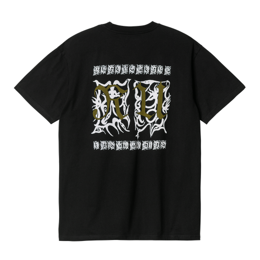 Herrensauna 'Renaissance Underground' SS T-Shirt - Black